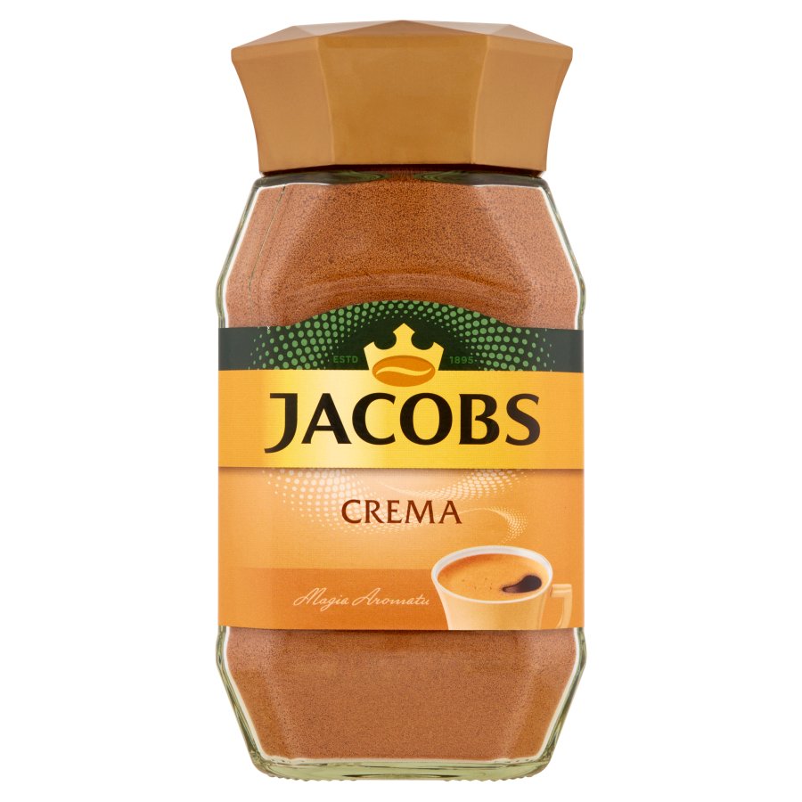 Kawa Jacobs crema, rozpuszczalna, 200 g | biuroweokazje.pl | Kup teraz!