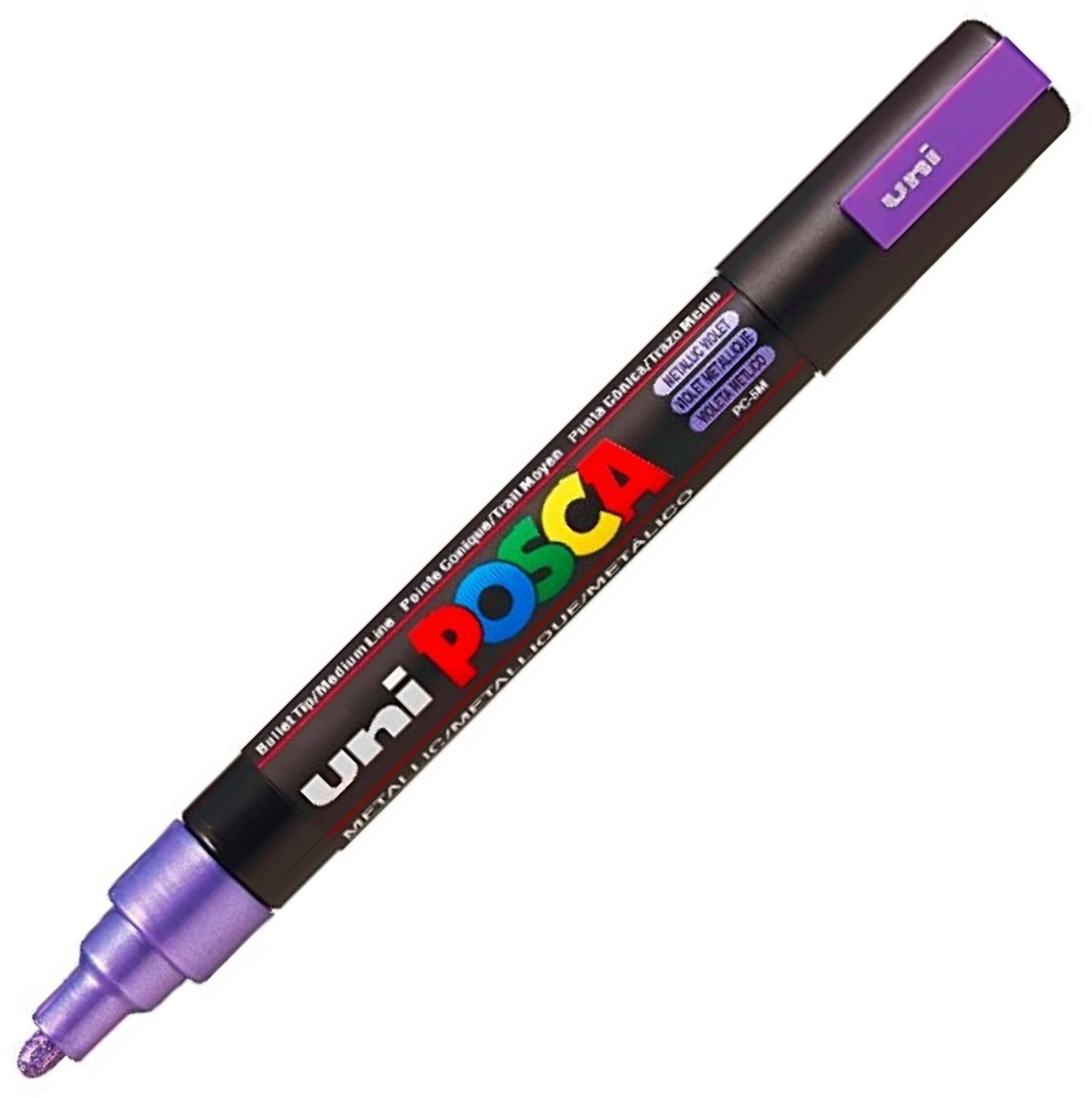 Pc-5 m metallic fioletowy marker posca uni | biuroweokazje.pl | Weź zanim zniknie!