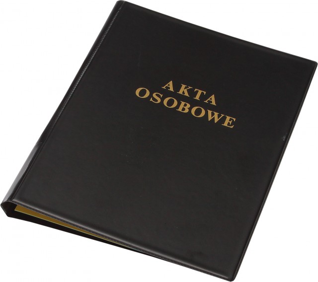 Teczka do akt osobowych A4 Panta Plast czarna | biuroweokazje.pl | Zamów taniej!