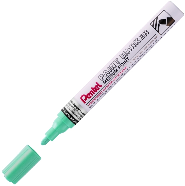 Marker olejowy Pentel mmp10 perłowy zielony | biuroweokazje.pl | Zamów już dziś!