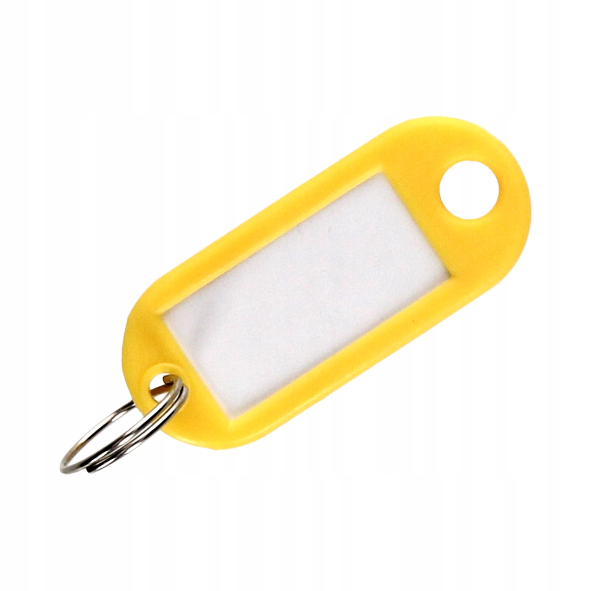 Breloczek do kluczy żółty /100szt/ | biuroweokazje.pl | Zrób krok do lepszego wyboru