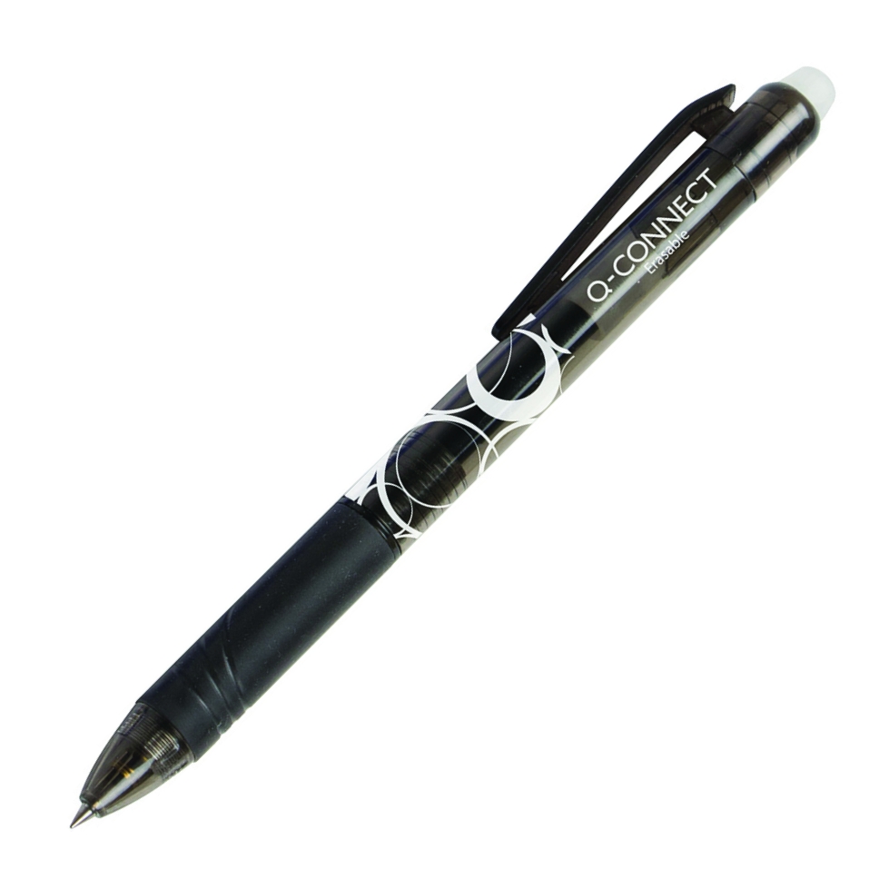Długopis Q-Connect wymazywalny czarny automatyczny | biuroweokazje.pl | Nie przegap!