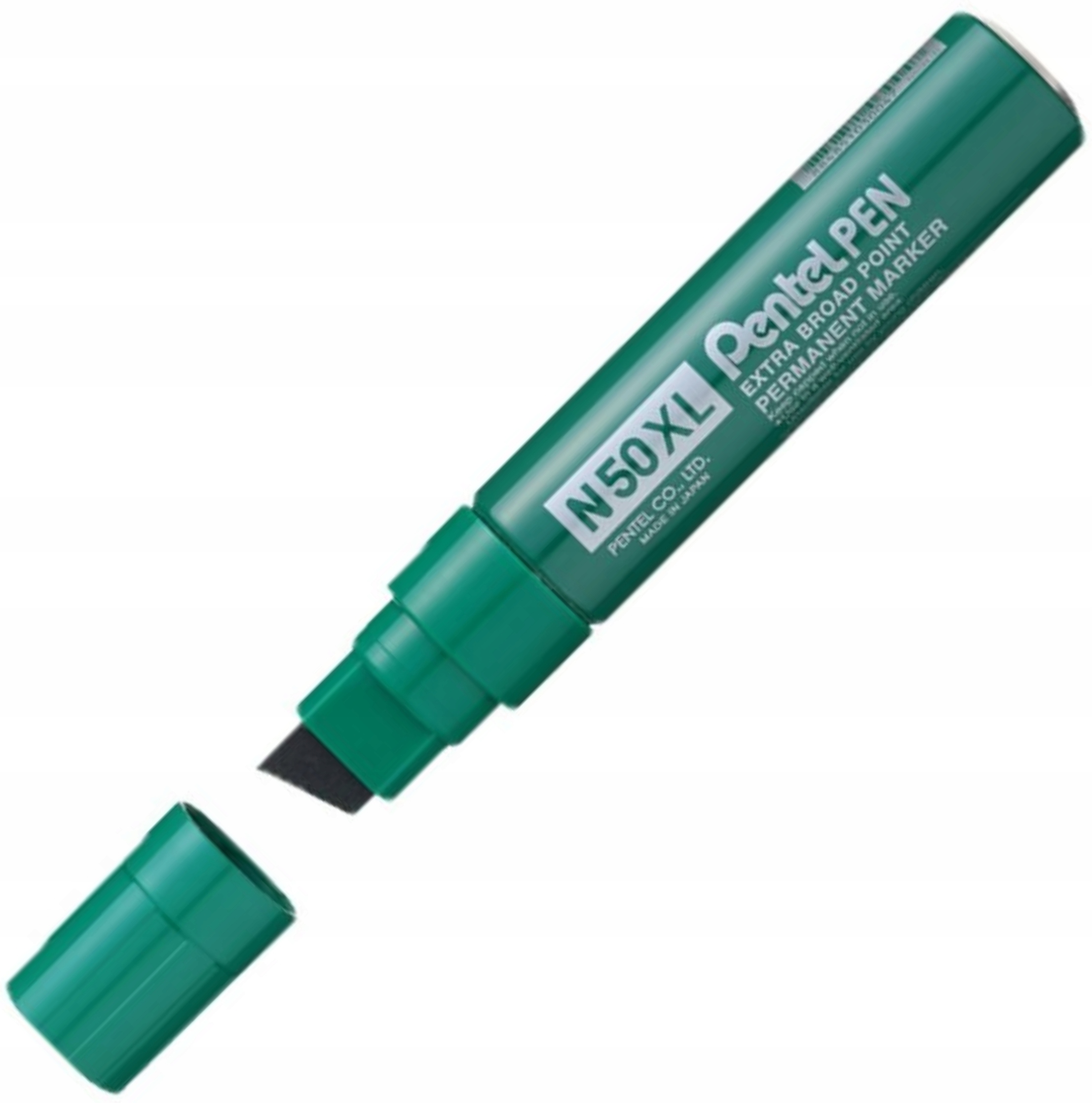 Marker permanentny gruby Pentel n50xl zielony | biuroweokazje.pl | Kup w promocji!