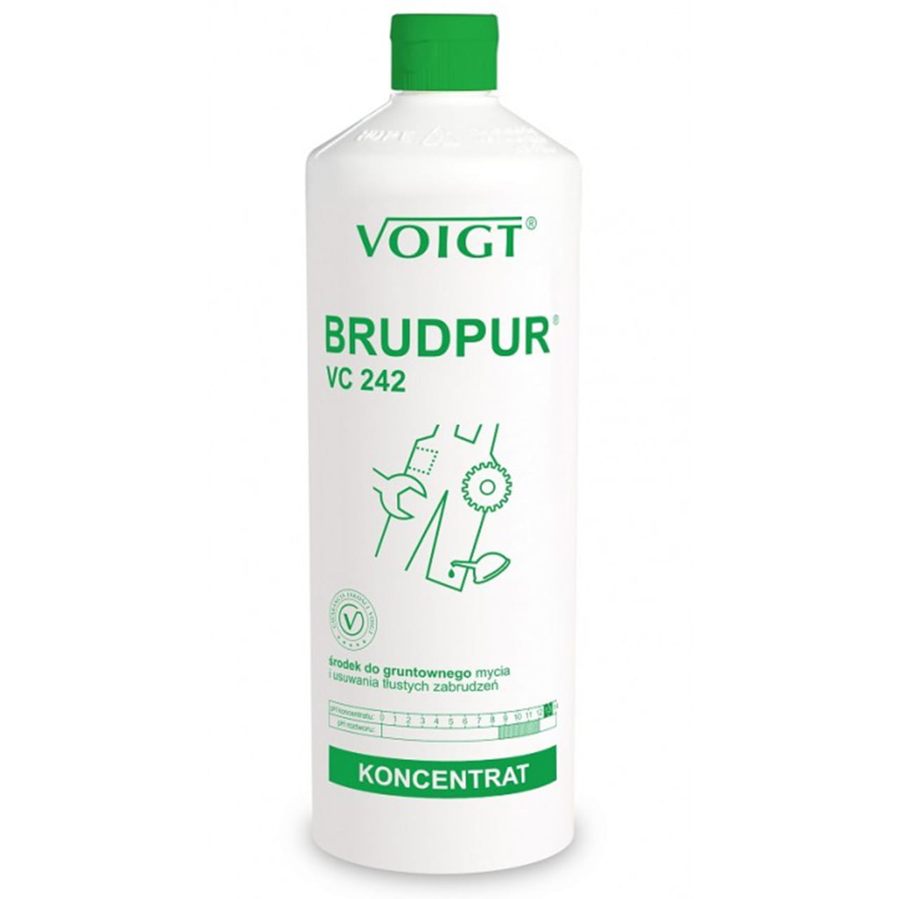 Płyn do gruntownego mycia i usuwania tłustych zabrudzeń Voigt brud Pur vc242 1 l | biuroweokazje.pl | Kup pewnie!