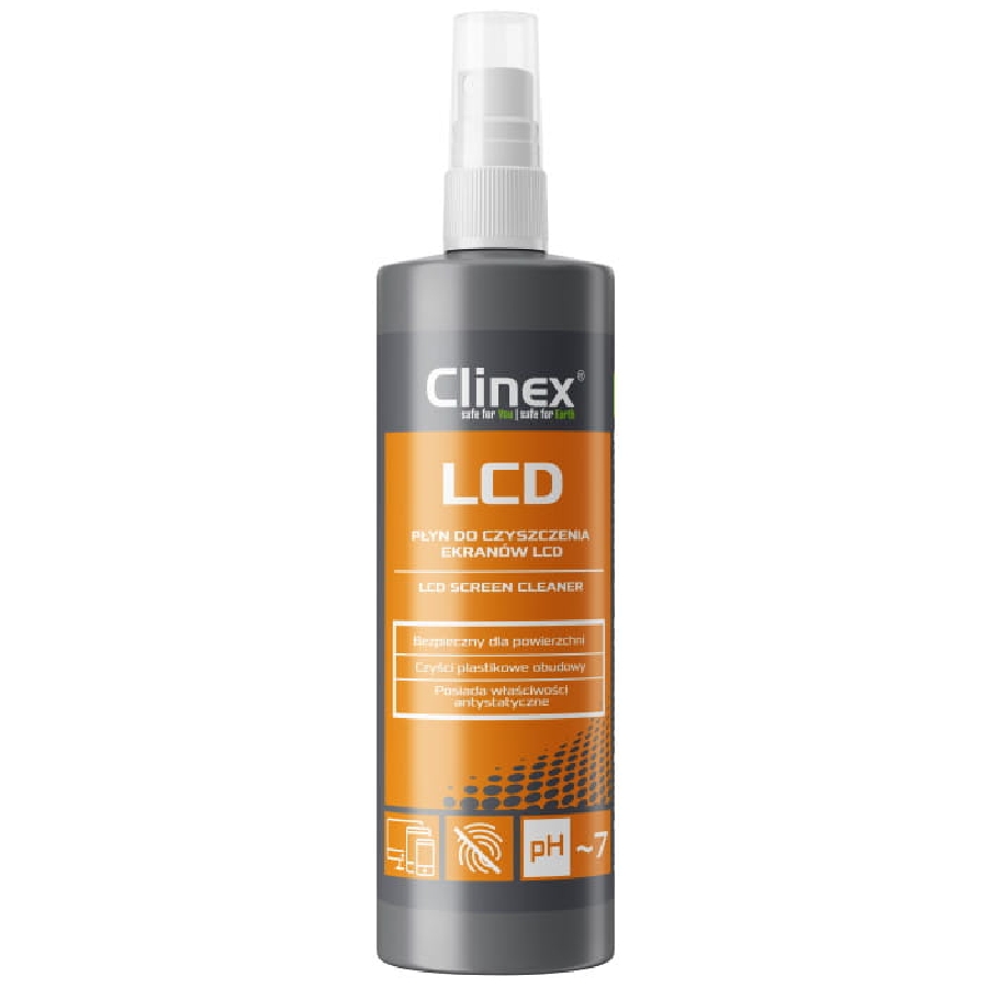 Clinex lcd spray do czyszczenia ekranów 200ml | biuroweokazje.pl | Zamów w kilka sekund