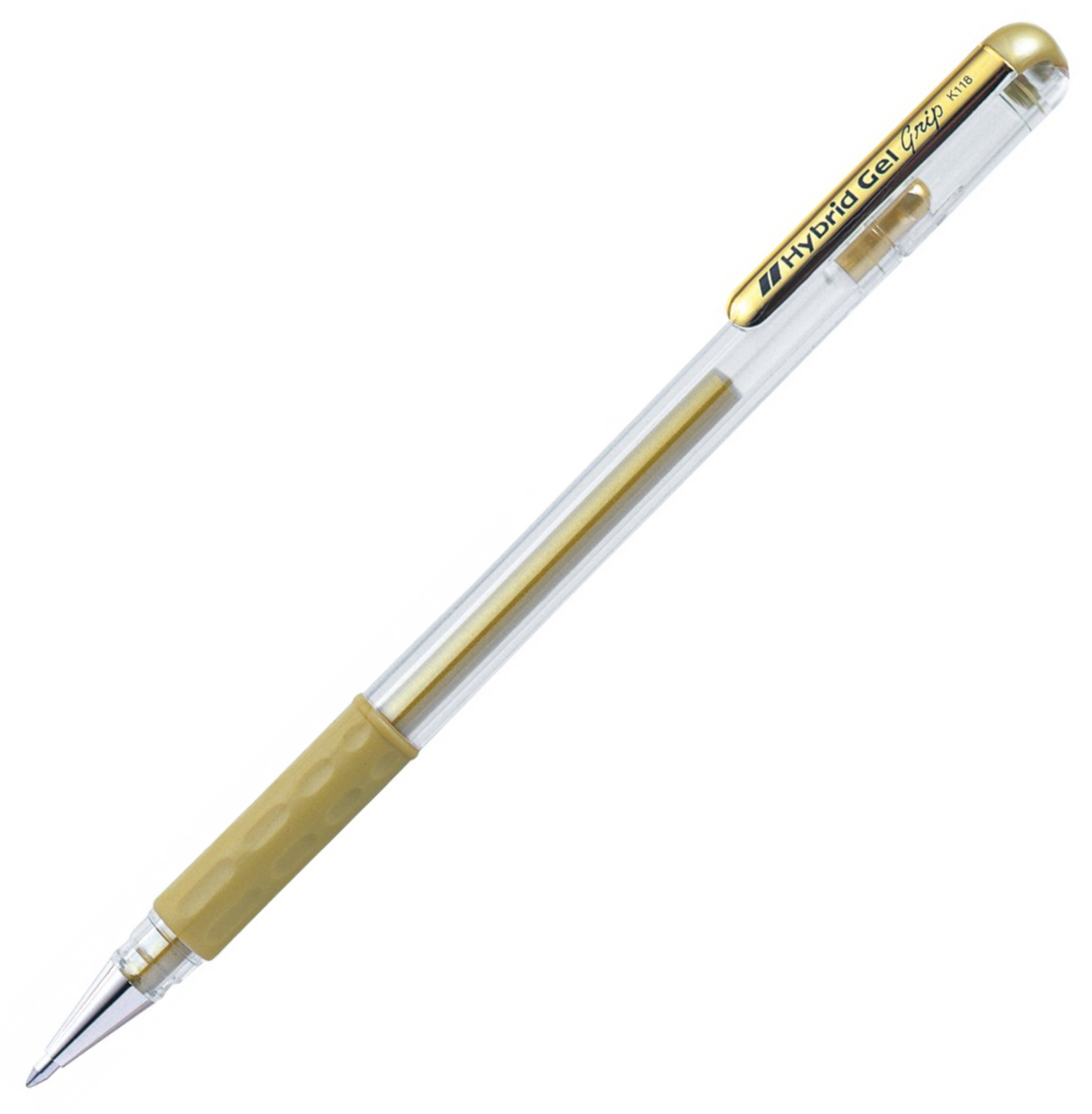Długopis żelowy Pentel 0,8 mm k118 złoty | biuroweokazje.pl | Kup wygodnie!