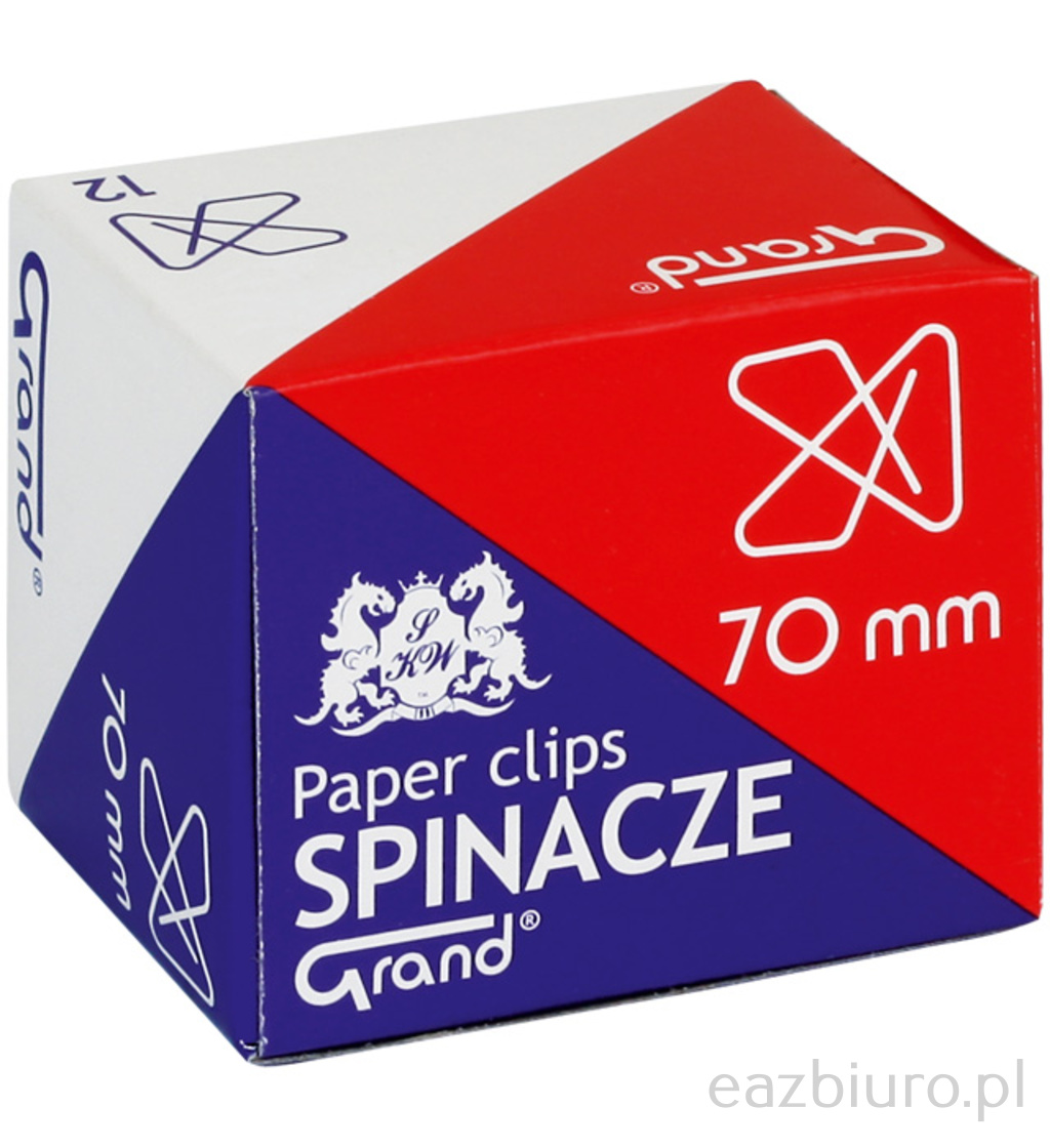 Spinacze 70 mm krzyżowe zestaw 12 sztuk | biuroweokazje.pl | Zamów rozsądnie!