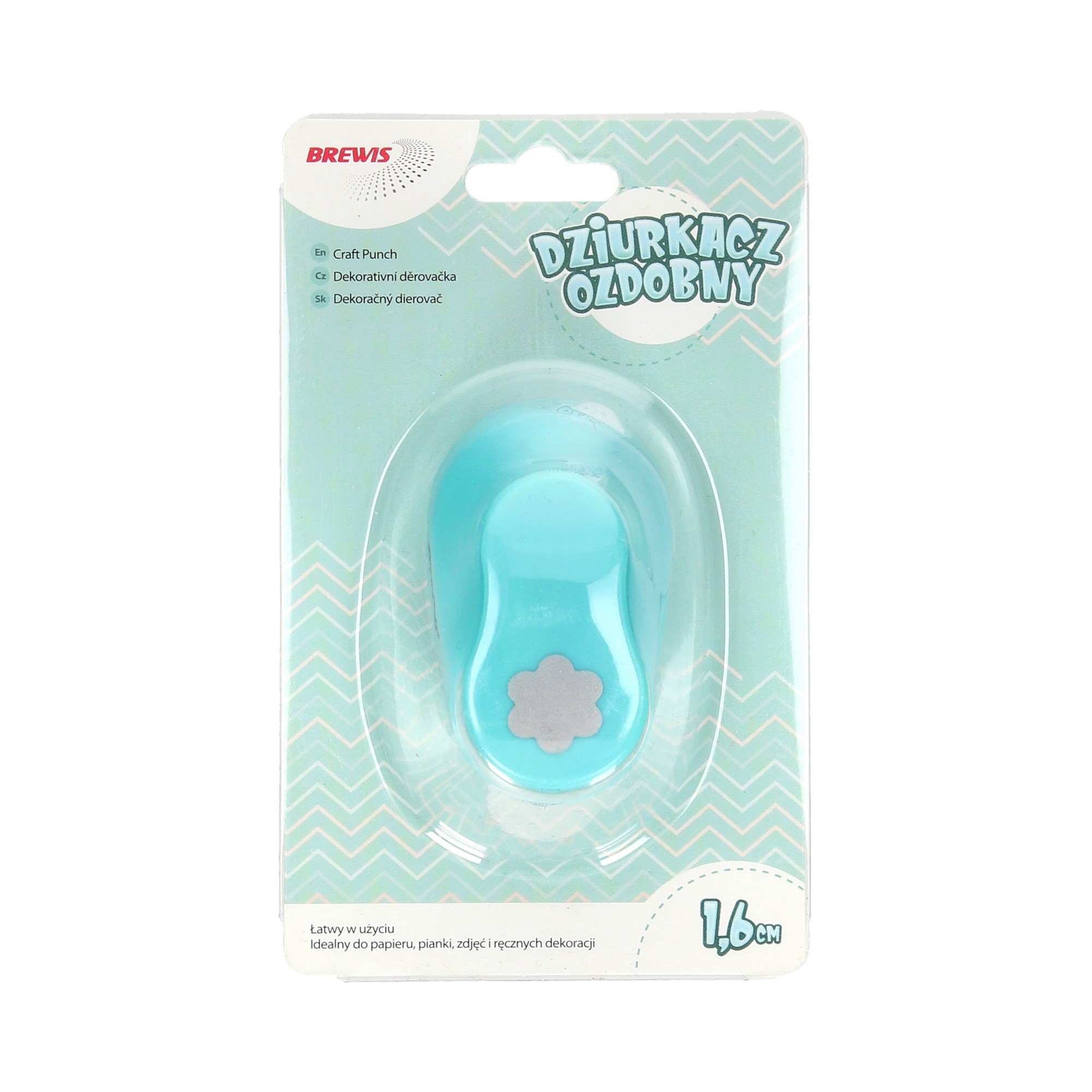 Dziurkacz ozdobny 1,6 cm kwiatek 2 | biuroweokazje.pl | Zamów z gwarancją!