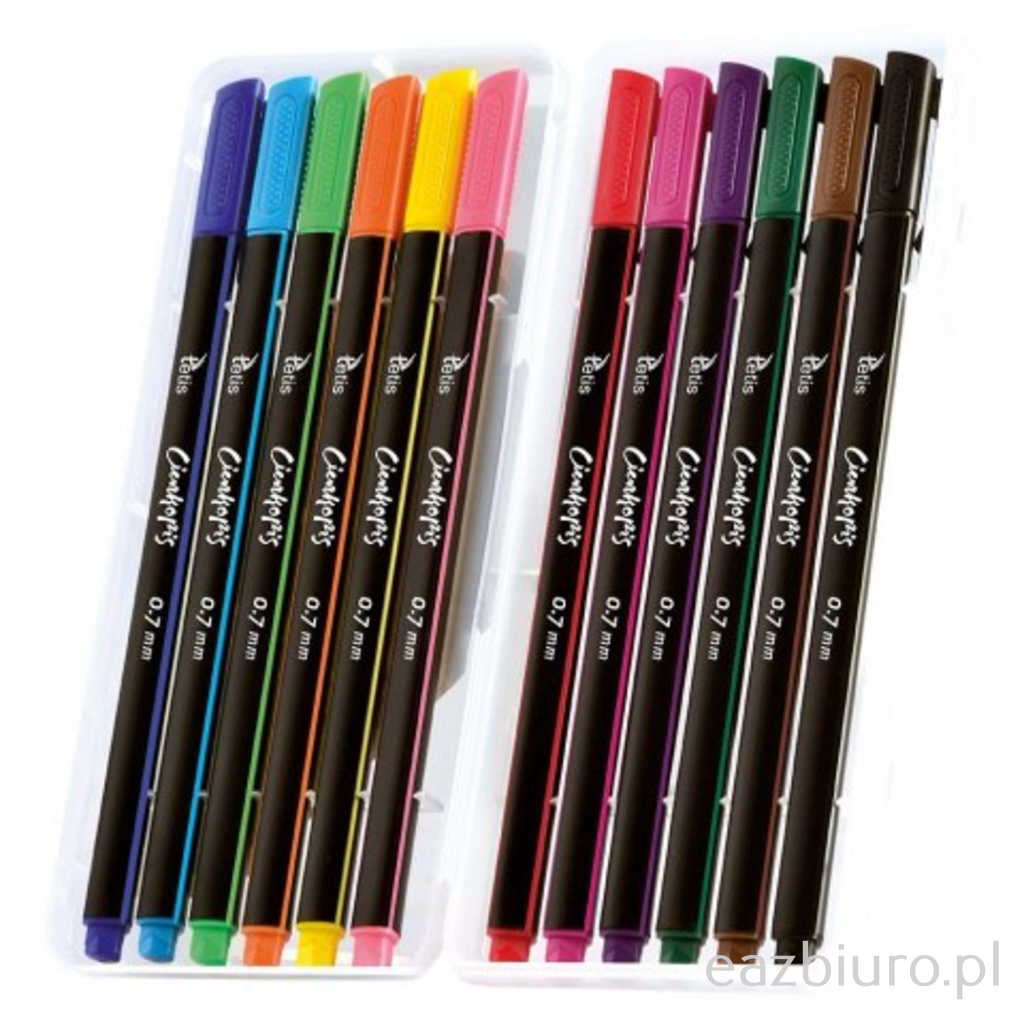 Cienkopis Tetis 12kol.0,7mm | biuroweokazje.pl | Zamów bez czekania