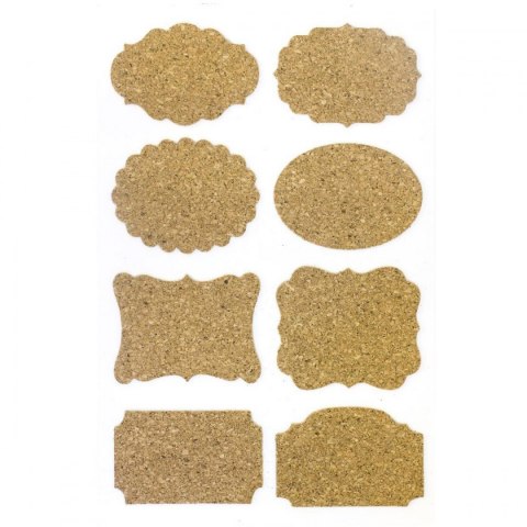 Etykiety samoprzylepne korkowe zestaw 16 sztuk | biuroweokazje.pl | Zamów rozsądnie!