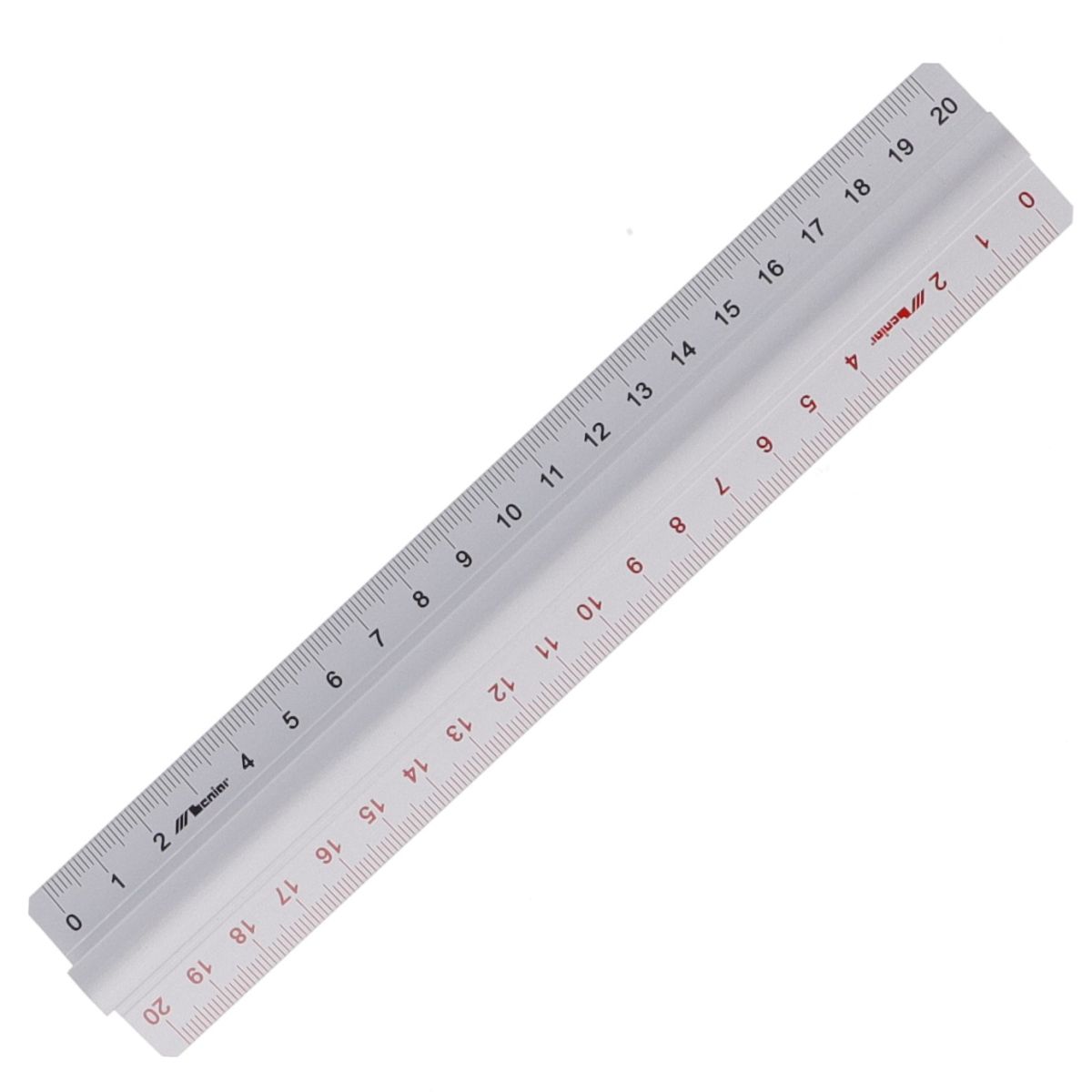 Linijka aluminiowa 20 cm 30160 z uchwytem | biuroweokazje.pl | Odbierz szybko!