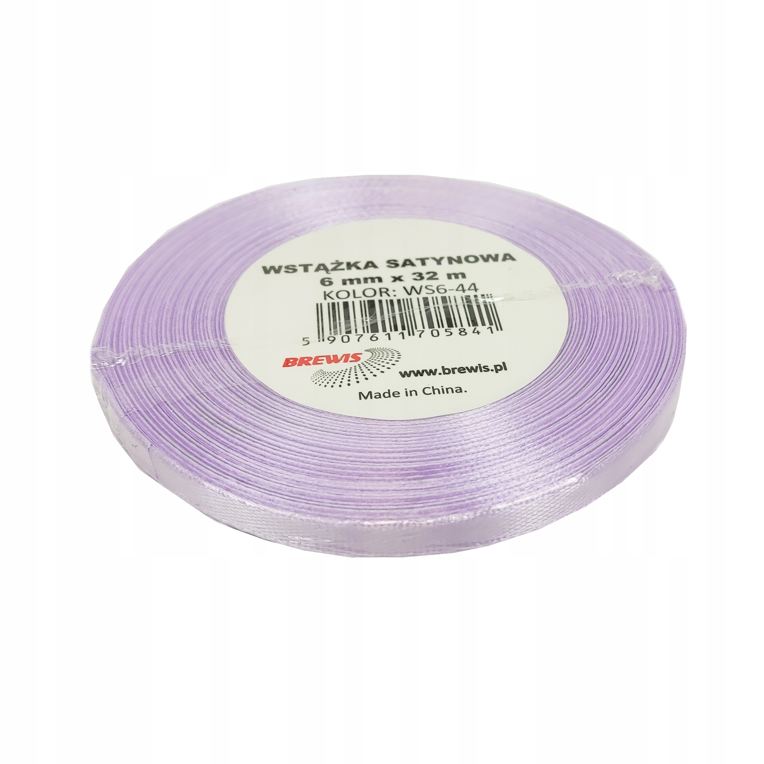 Wstążka satynowa 6mmx32 m jasny lawedowy | biuroweokazje.pl | Kup wygodnie!