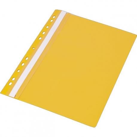 Skoroszyt Plastikowy oczkowy żółty My Offiice | biuroweokazje.pl | Zyskaj więcej!
