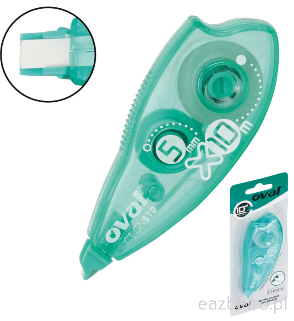 Korektor w taśmie Oval ct-gn510 | biuroweokazje.pl | Kup pewnie!