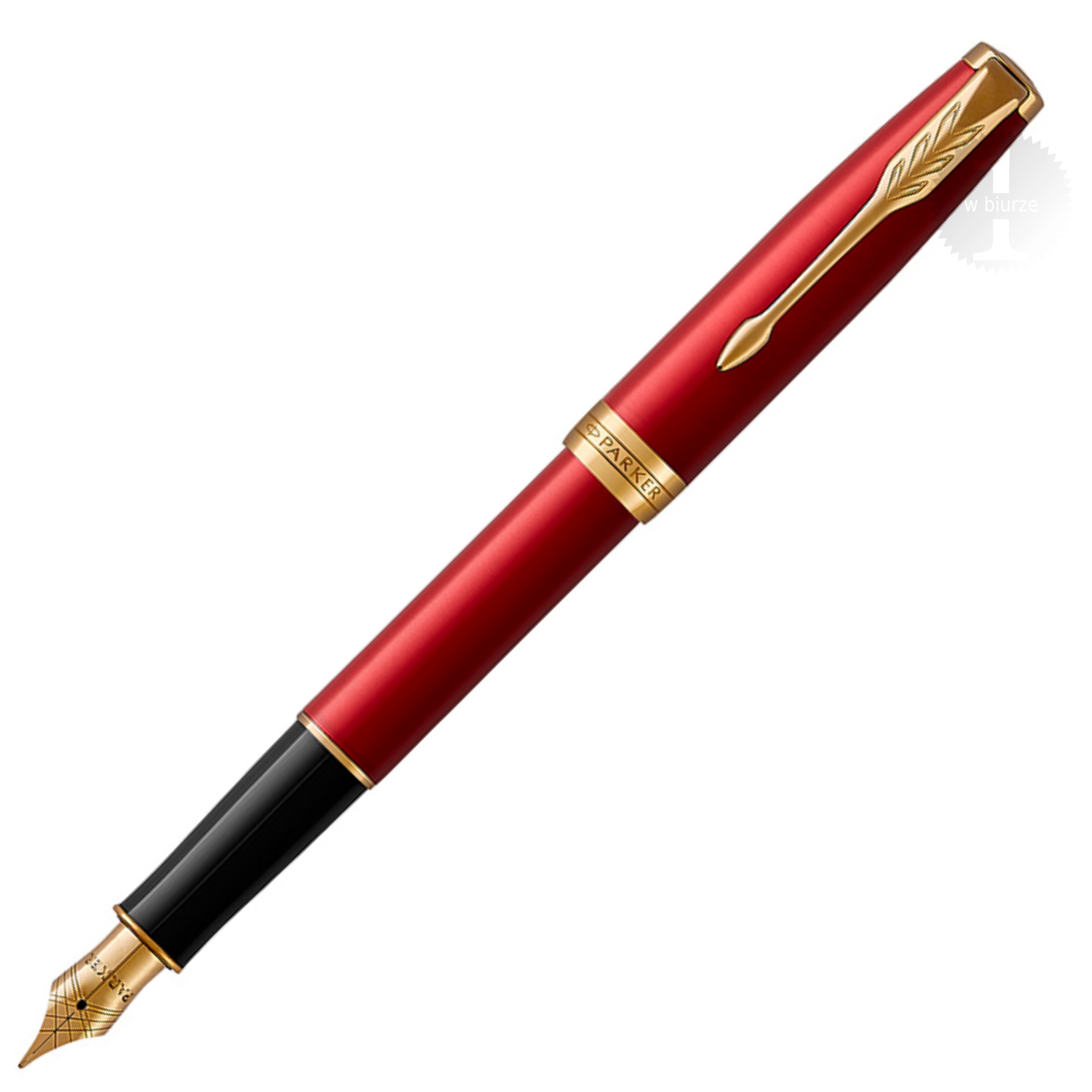 Parker pióro Sonnet Red Lacquer GT F | biuroweokazje.pl | Zamów i przekonaj się