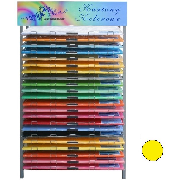 Karton kolorowy Typograf B1 240 g/m2 żółty | biuroweokazje.pl | Kup z rabatem!