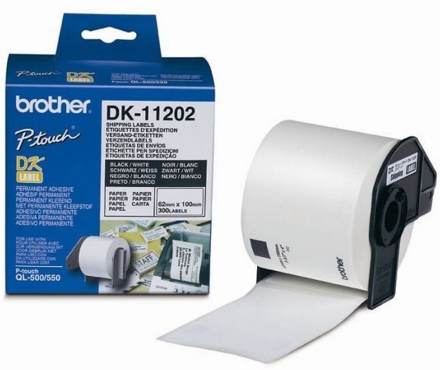 Etykieta Brother 62x100 adresowa dk11202 biała | biuroweokazje.pl | Kup wyjątkowo!