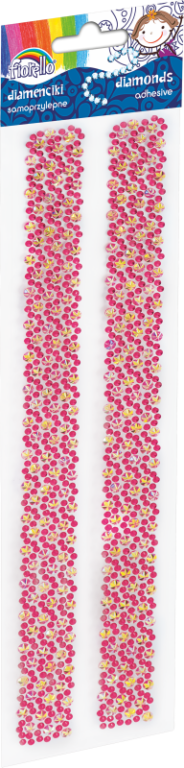 Diamenciki samoprzylepne Fiorello gr- ds081-2 czerwono-złote | biuroweokazje.pl | Kup w sekundę!