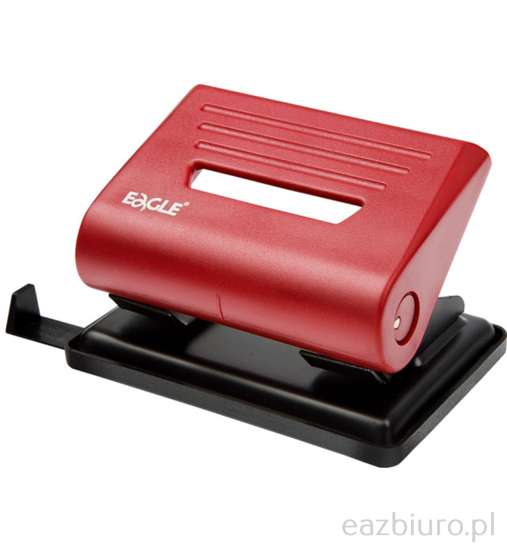 Dziurkacz Eagle 837 czerwony 25 kartek | biuroweokazje.pl | Kup wyjątkowo!