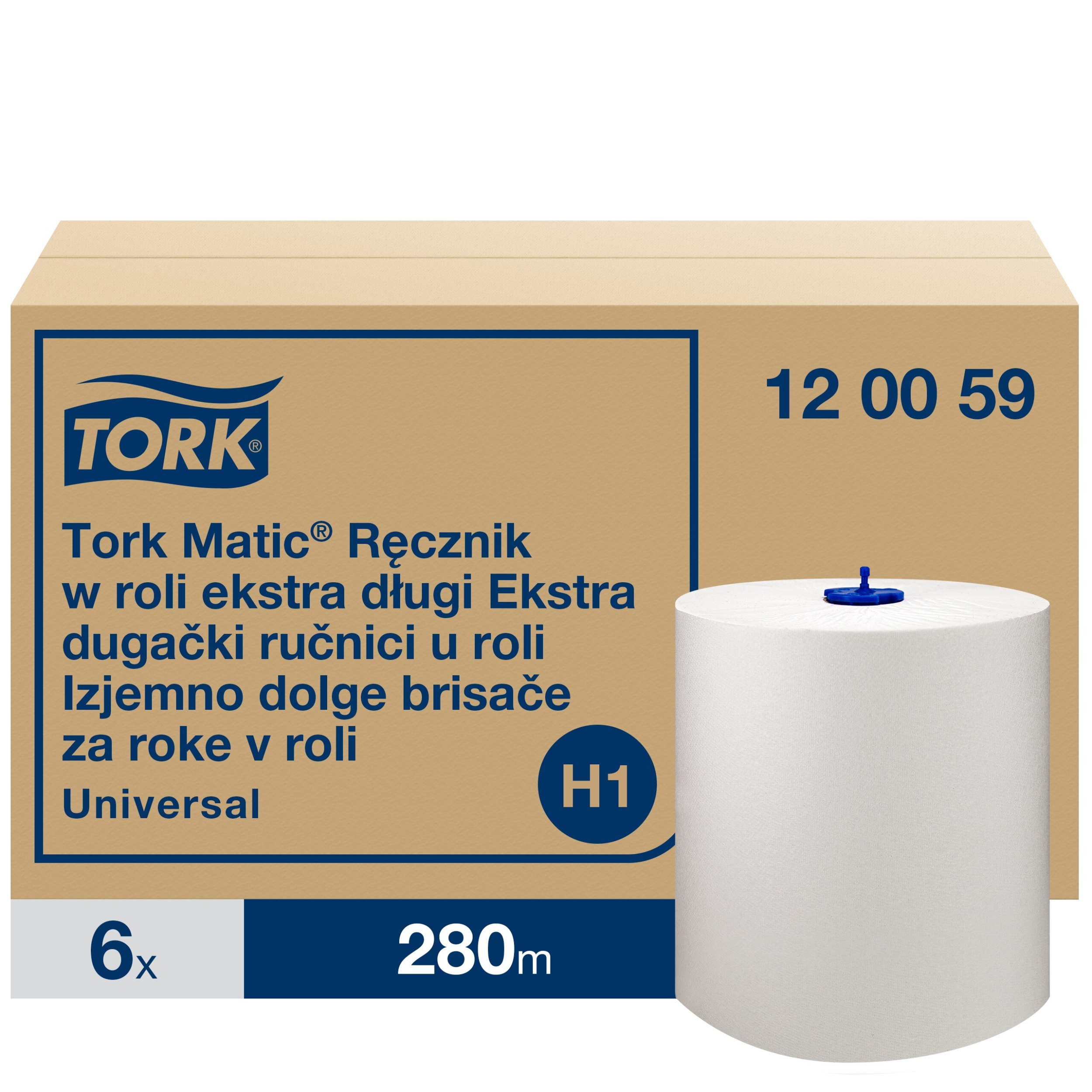 Tork ręcznik rolka matic ekstra długi h1 280 m | biuroweokazje.pl | Kup taniej!
