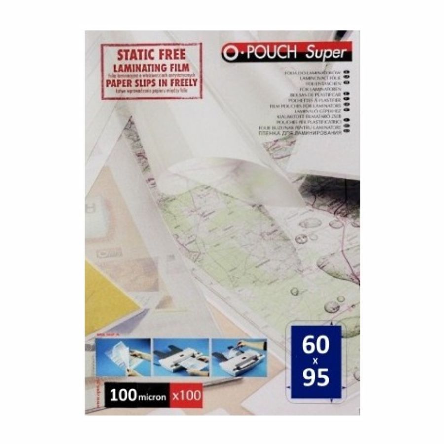 Folie laminacyjne 60 x 95 zestaw 100 sztuk. | biuroweokazje.pl | Zamów bez zwłoki!