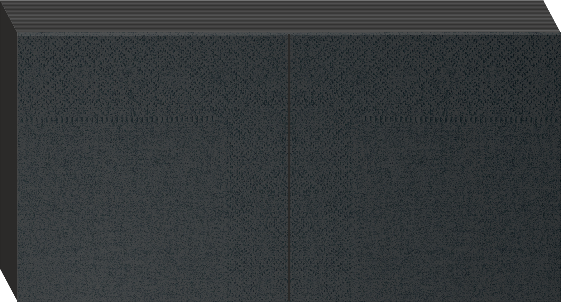 Serwetki gastronomiczne składane Clarina 2-warstwowe czarne 24 x 24 zestaw 200 sztuk. | biuroweokazje.pl | Kup taniej!