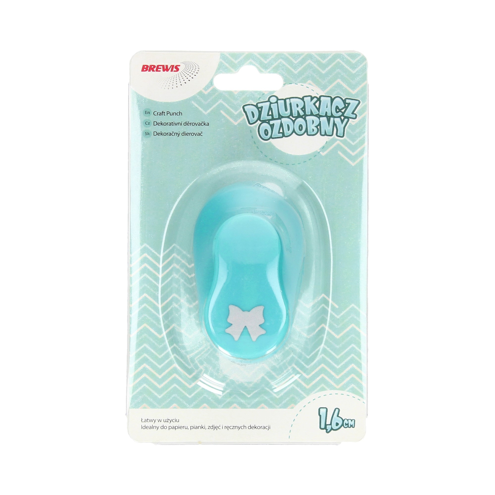 Dziurkacz ozdobny 1,6 cm kokardka | biuroweokazje.pl | Zamów taniej!