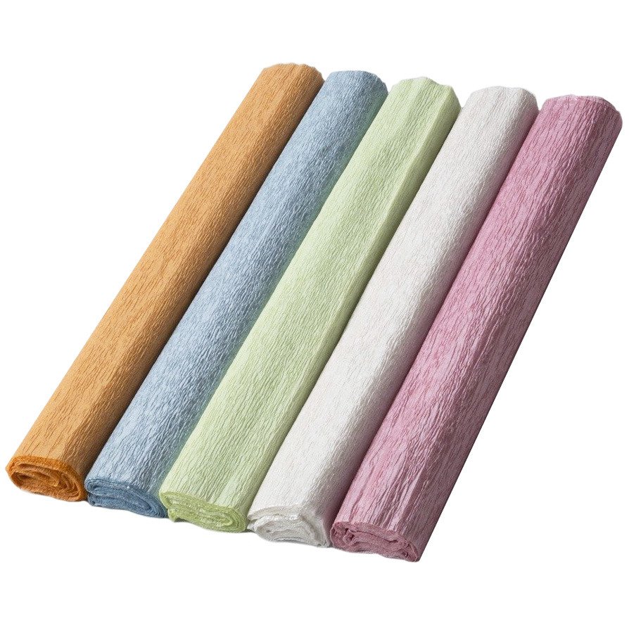 Bibuła marszczona 25x200cm, mix perłowy, 5 kol, | biuroweokazje.pl | Sprawdź naszą propozycję