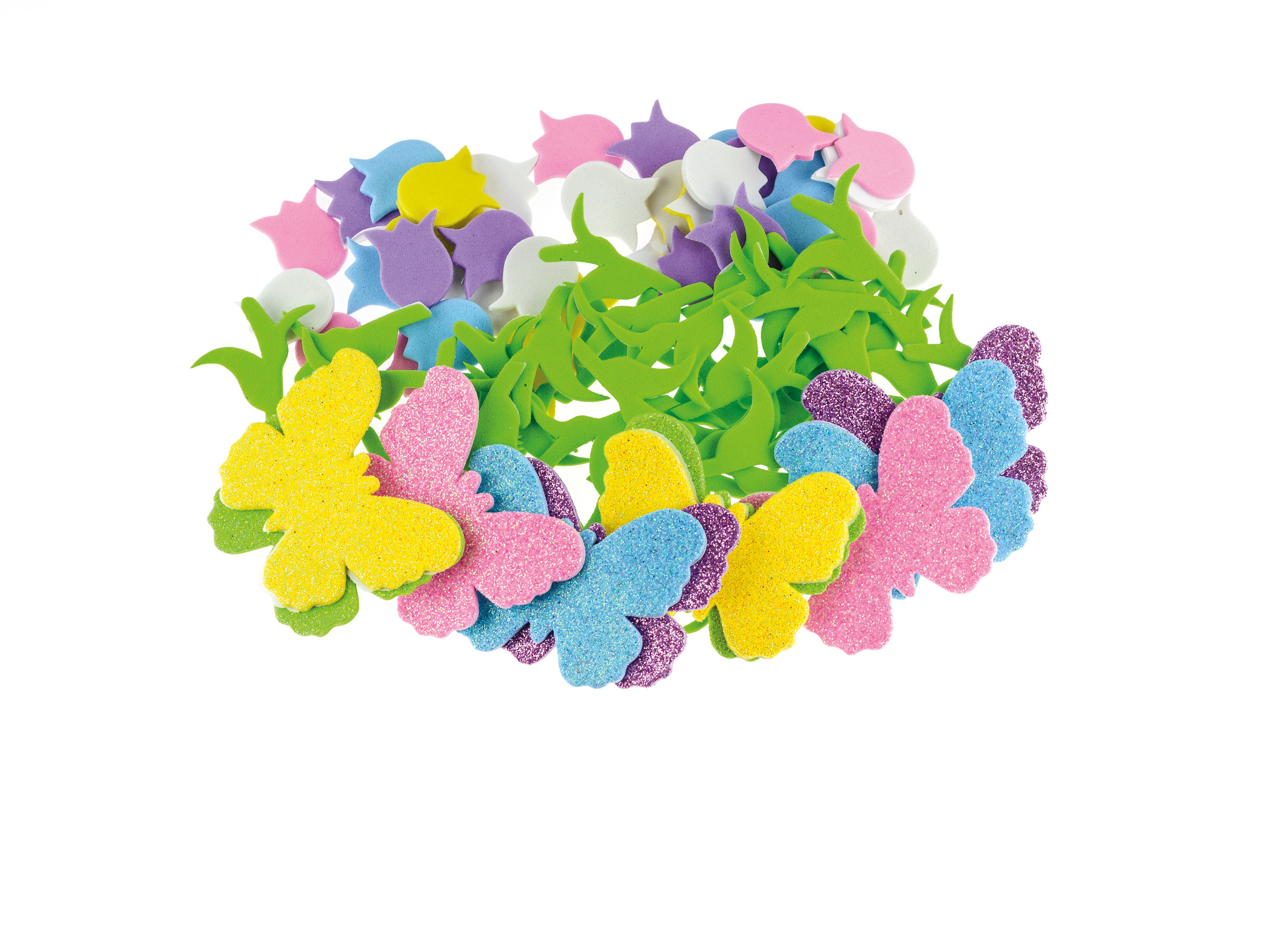 Naklejki z pianki Brewis pvc29, 92 sztuki kwiaty 8 | biuroweokazje.pl | Zamów już dziś!