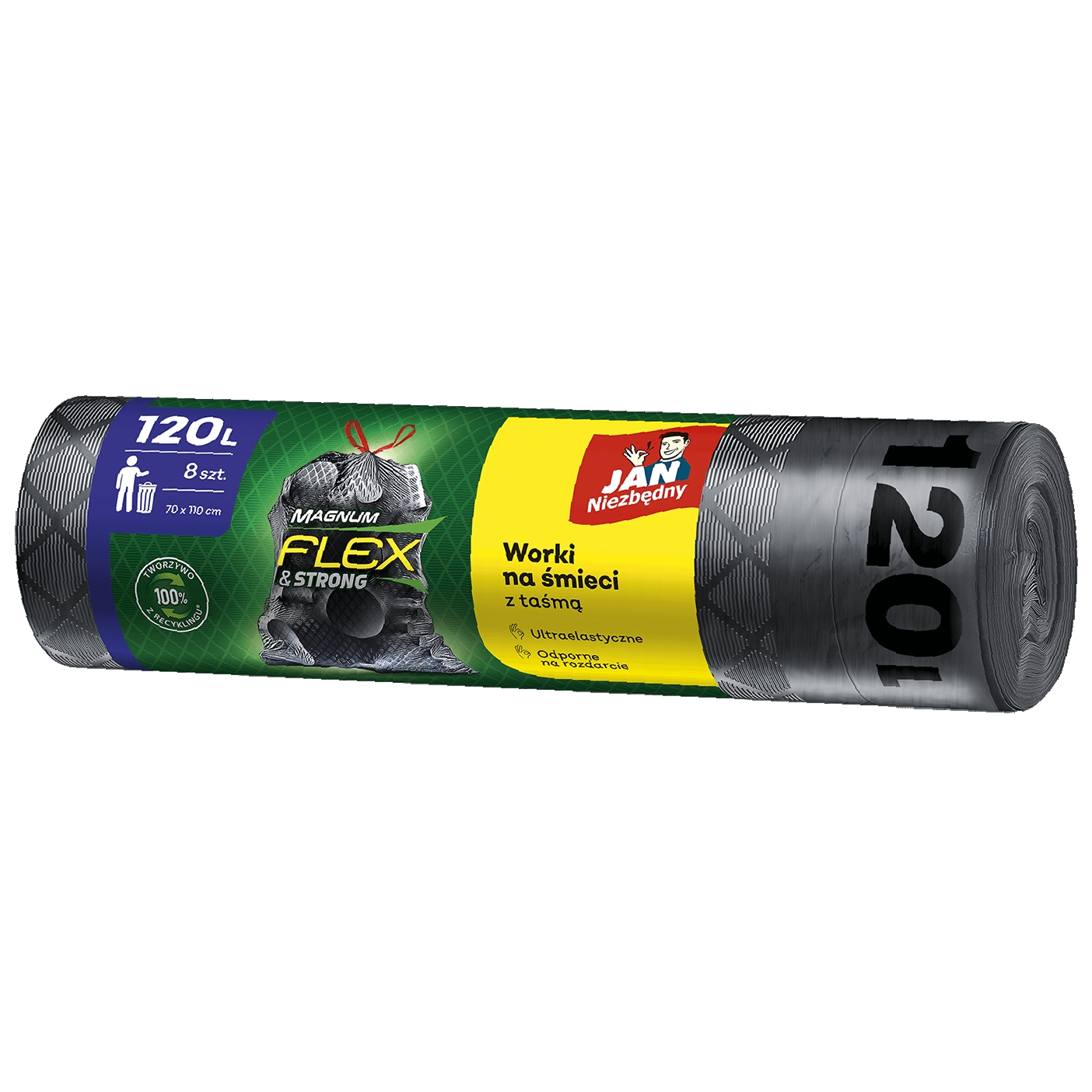 Worki ld Jan Niezbędny magnum flex&strong 120 l zestaw 8 sztuk. | biuroweokazje.pl | Kup bez wahania!