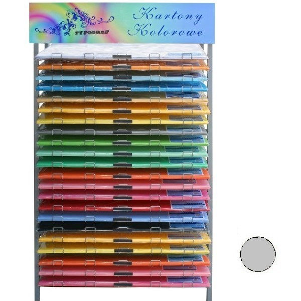 Karton kolorowy Typograf B1 230 g/m2 srebrny | biuroweokazje.pl | Kup pewnie!