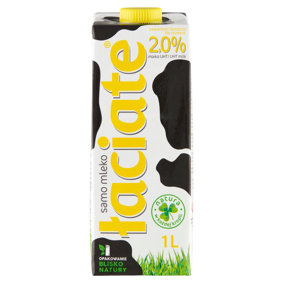 Mleko Łaciate 2% 1 l do biura do biura | biuroweokazje.pl | Zyskaj więcej!