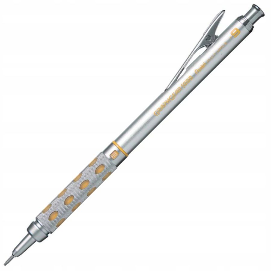 Ołówek automatyczny graphgear 1000 srebrno-żółty | biuroweokazje.pl | Nie czekaj!