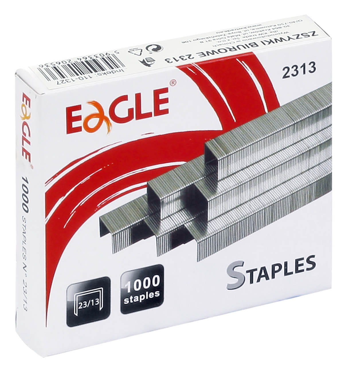 Zszywki Eagle 23 13 zestaw 1000 sztuk | biuroweokazje.pl | Zamów od ręki!