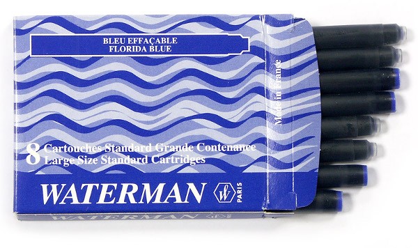 Naboje standard granatowe zestaw 8 sztuk Waterman | biuroweokazje.pl | Zamów już dziś!