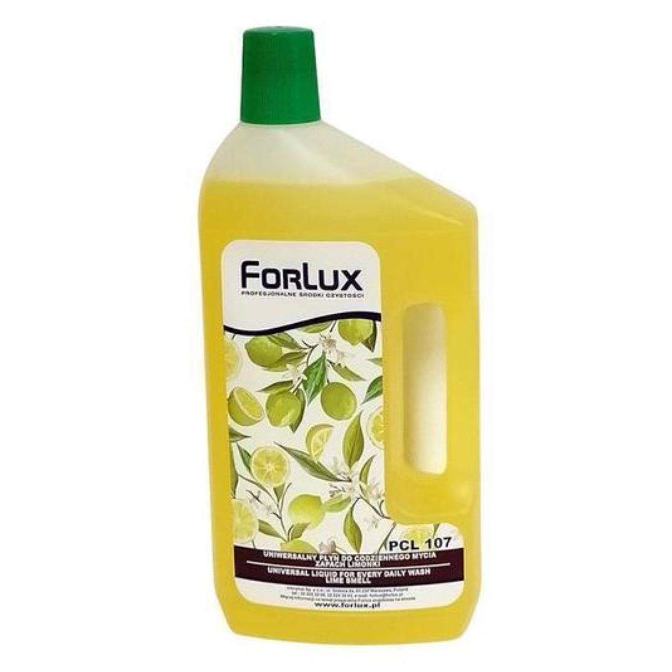 Forlux pcl107 płyn do mycia podłóg limonka 1 l | biuroweokazje.pl | Kup wygodnie!