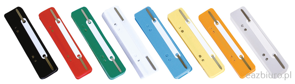 Wąsy skoroszytowe Donau, pp, z metalową blaszką, zestaw 25 sztuk, mix kolorów | biuroweokazje.pl | Kup bez wahania!