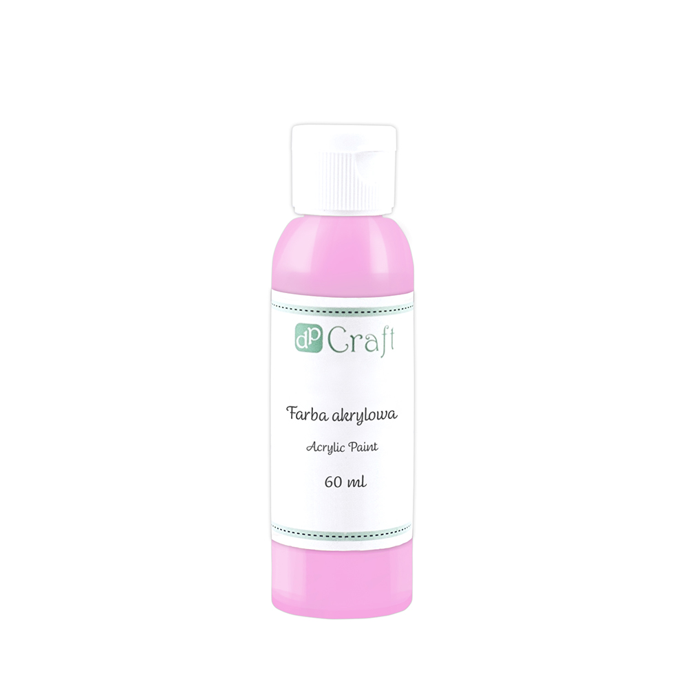Farba akrylowa, 60 ml - różowy | biuroweokazje.pl | Zamów od ręki!