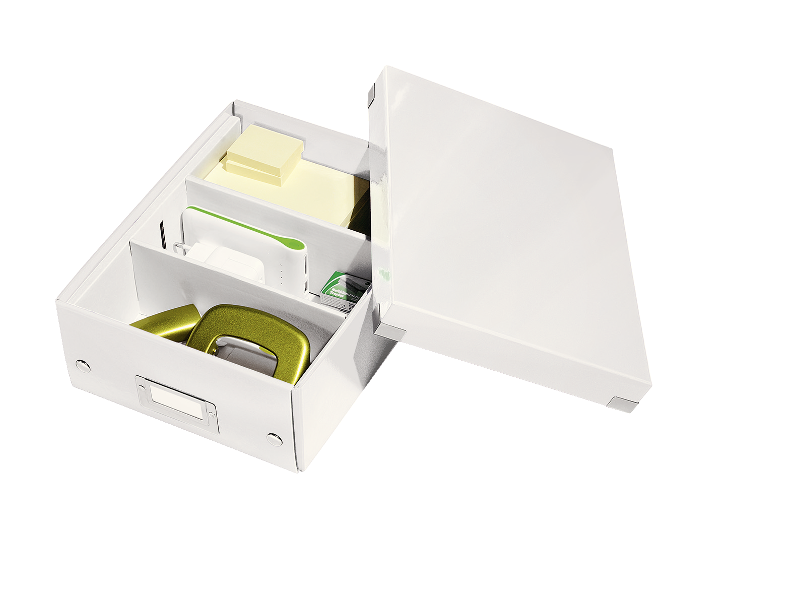 Pudełko z przegródkami Leitz click & store wow, małe kolor biały | biuroweokazje.pl | Kup skutecznie!