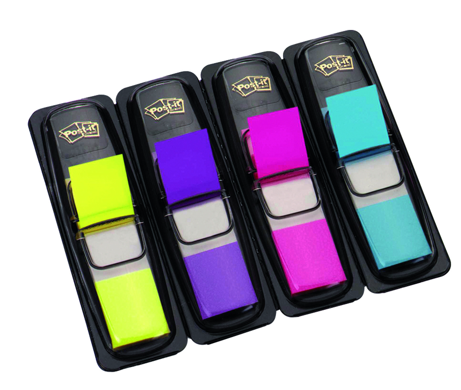 Zakładki indeksujące Post-it (683-4) 12 x 43 mm 4 x 35 kartek mix kolorów | biuroweokazje.pl | Weź najlepsze!