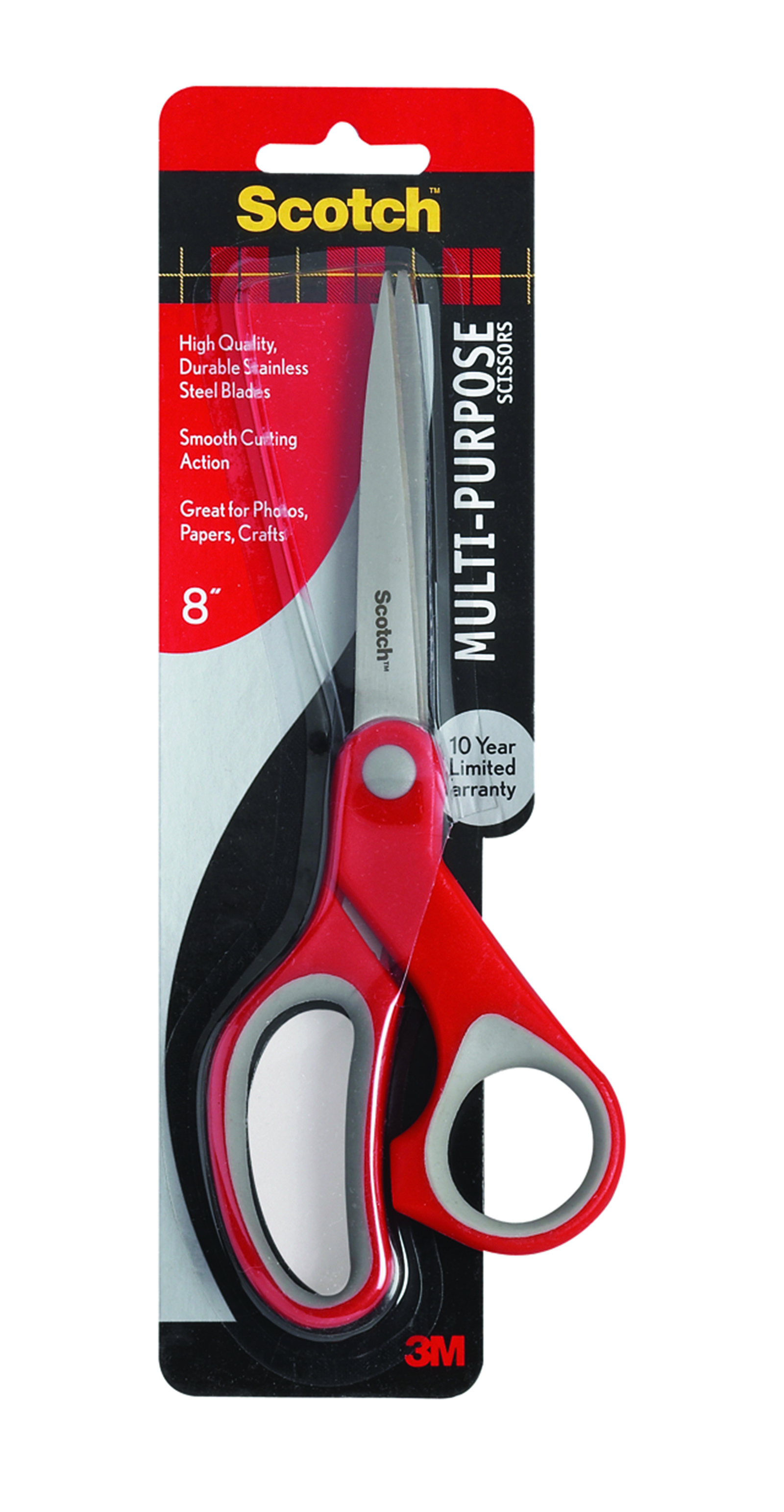 Nożyczki biurowe ergonomiczne Scotch 20,5 cm | biuroweokazje.pl | Kup online!