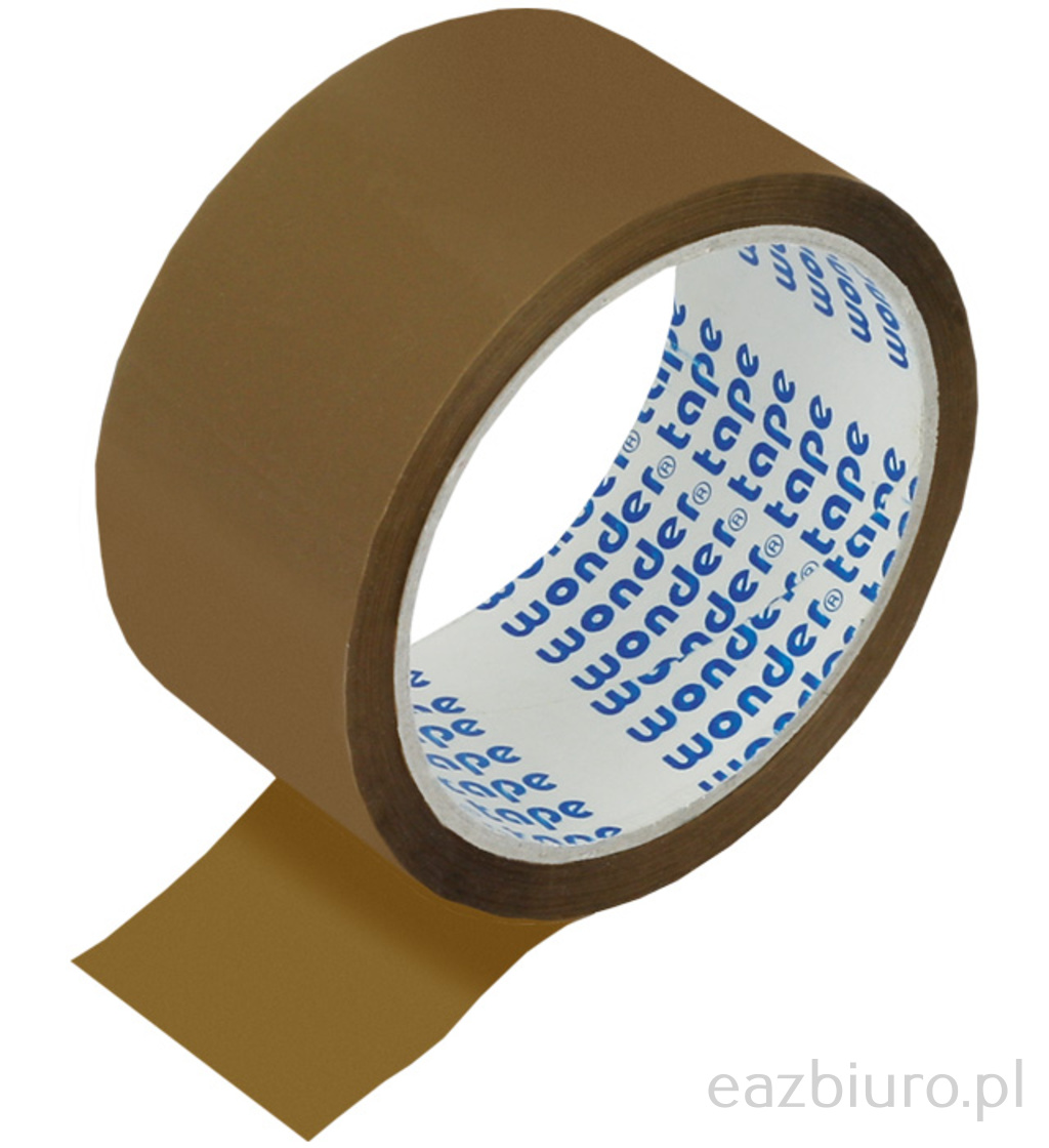 Taśma pakowa wonder® 48 mm x 50 m brązowa | biuroweokazje.pl | Zamów teraz!