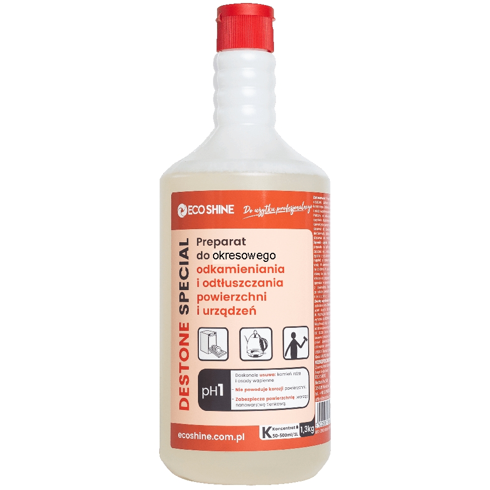 Eco Shine destone special okresowy odkamieniacz usuwający najtrwalszy kamień i tłuszcz | biuroweokazje.pl | Kup wygodnie!