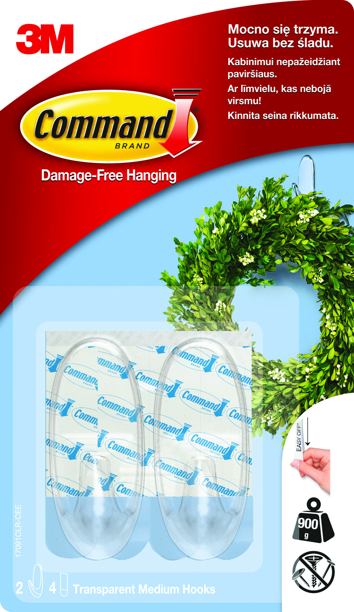 Haki wielokrotnego użytku command™ (17091clr pl) | biuroweokazje.pl | Odkryj świetną okazję