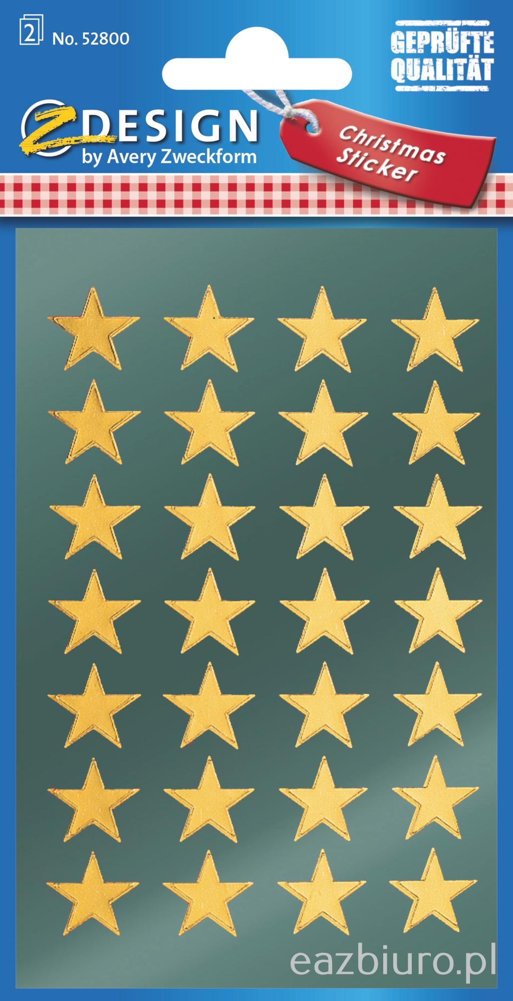 Naklejki - złote gwiazdy avery z-design | biuroweokazje.pl | Sprawdź cenę!