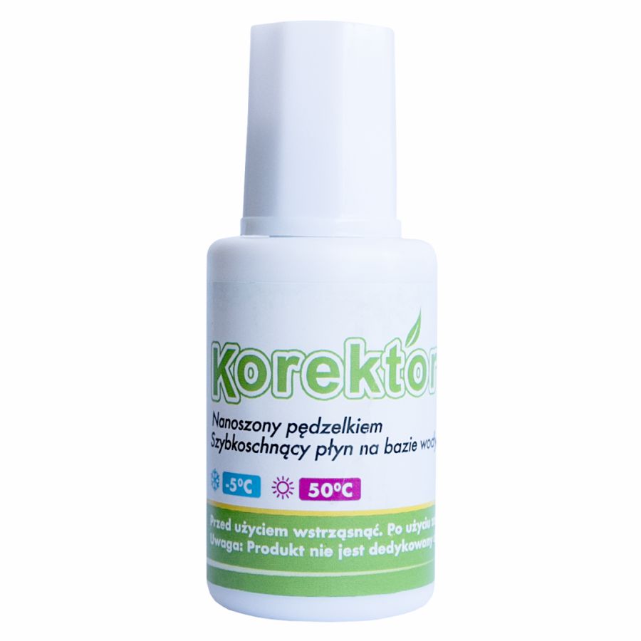Korektor Tetis w butelce z pędzelkiem 20 g | biuroweokazje.pl | Skorzystaj dziś!