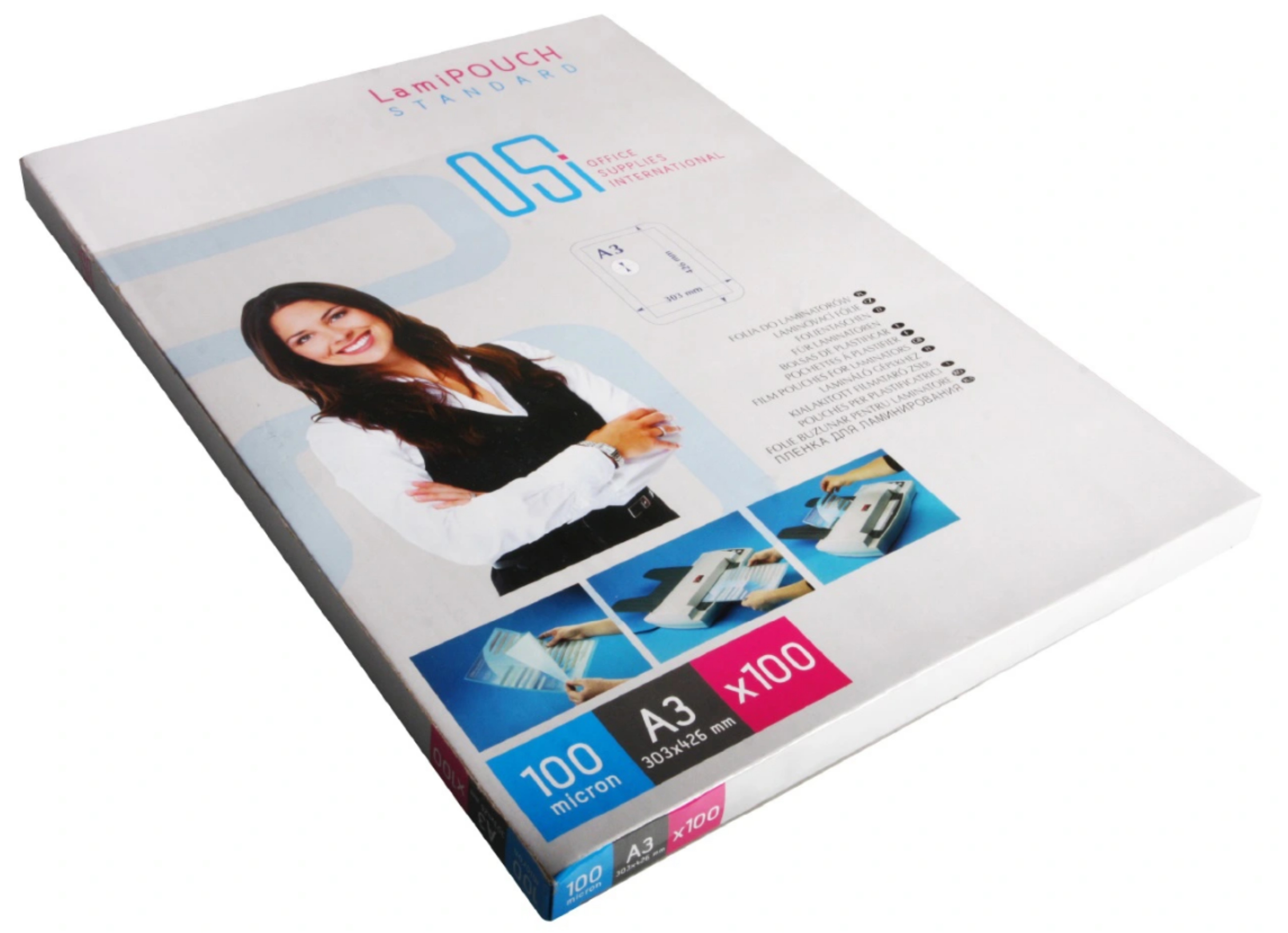 Folie laminacyjne Opus A3 100 mic zestaw 100 sztuk | biuroweokazje.pl | Weź okazję!