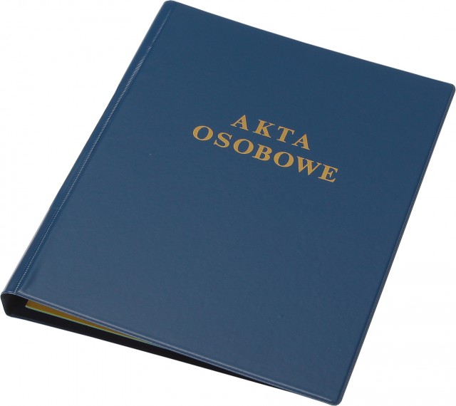 Teczka do akt osobowych A4 abcd Panta Plast granatowa | biuroweokazje.pl | Kup z rabatem!