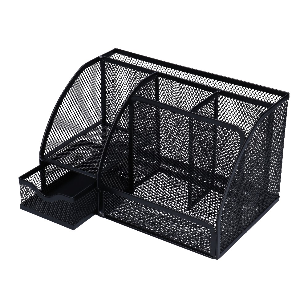 Przybornik siatkowy na biurko na listy czarny | biuroweokazje.pl | Kup już teraz!