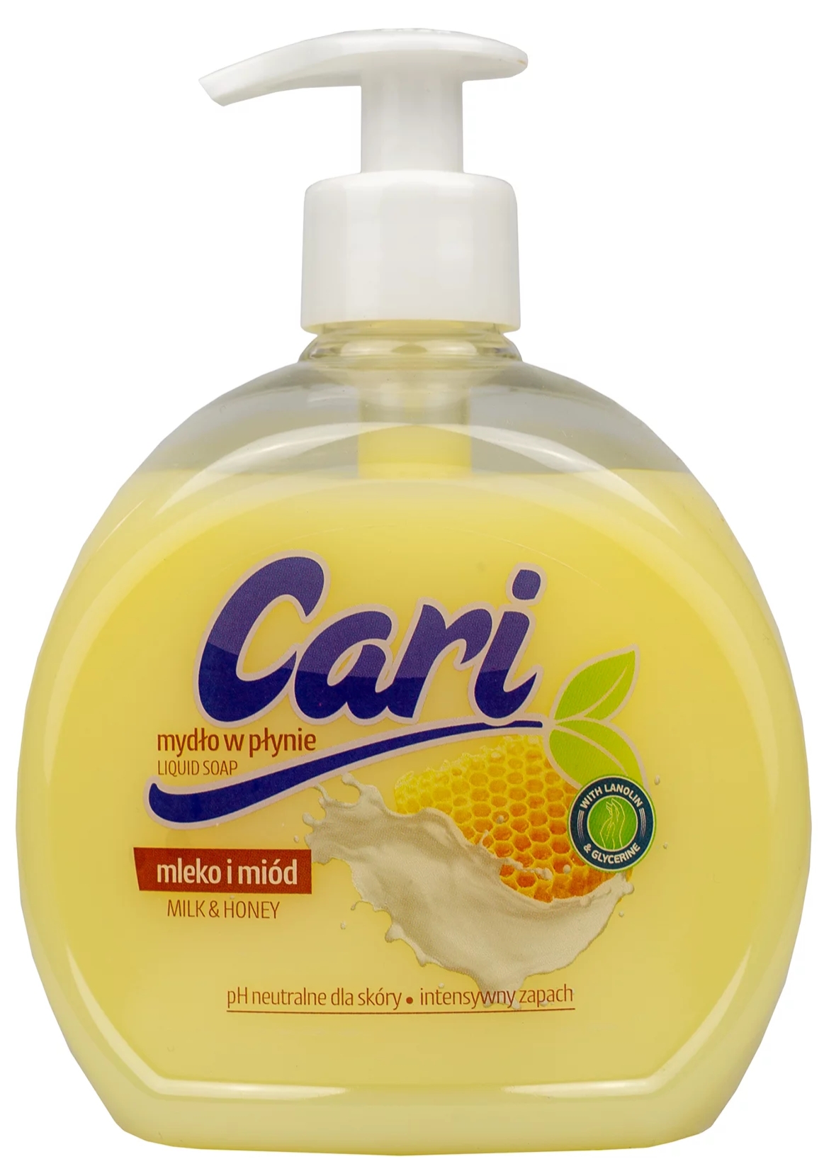 Mydło w płynie z pompką cari mleko i miód 500 ml | biuroweokazje.pl | Kup taniej!